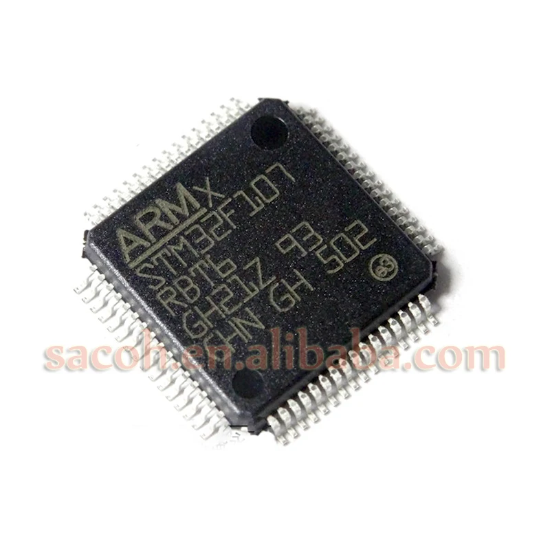 

2 шт./лот Новинка OriginaI STM32F107RBT6 STM32F107RBT6TR или STM32F107VBT6 STM32F107 QFP-64 32-битный MCU