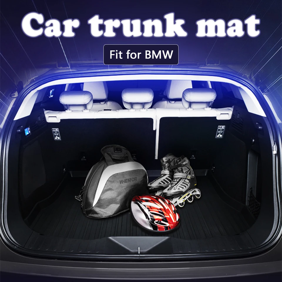 

The Trunk Cargo Leather Liner Car Trunk Mat Cargo Compartment Floor Carpet Mud Kick For BMW X7 G07 2019-2020-2021