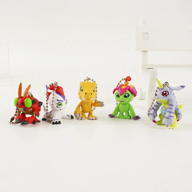 3-5 см 8 шт./лот Digimon Приключения агумон габумон патамон тэпмон гомамон фигурка