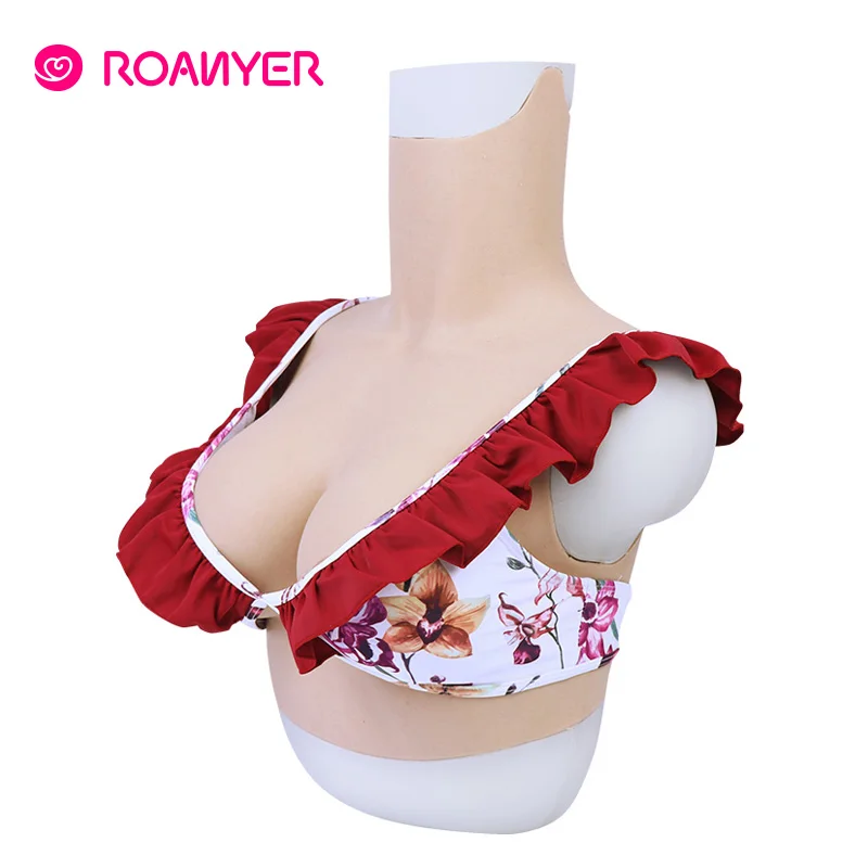 Искусственные Силиконовые накладные груди Roanyer искусственные C-образные чашки