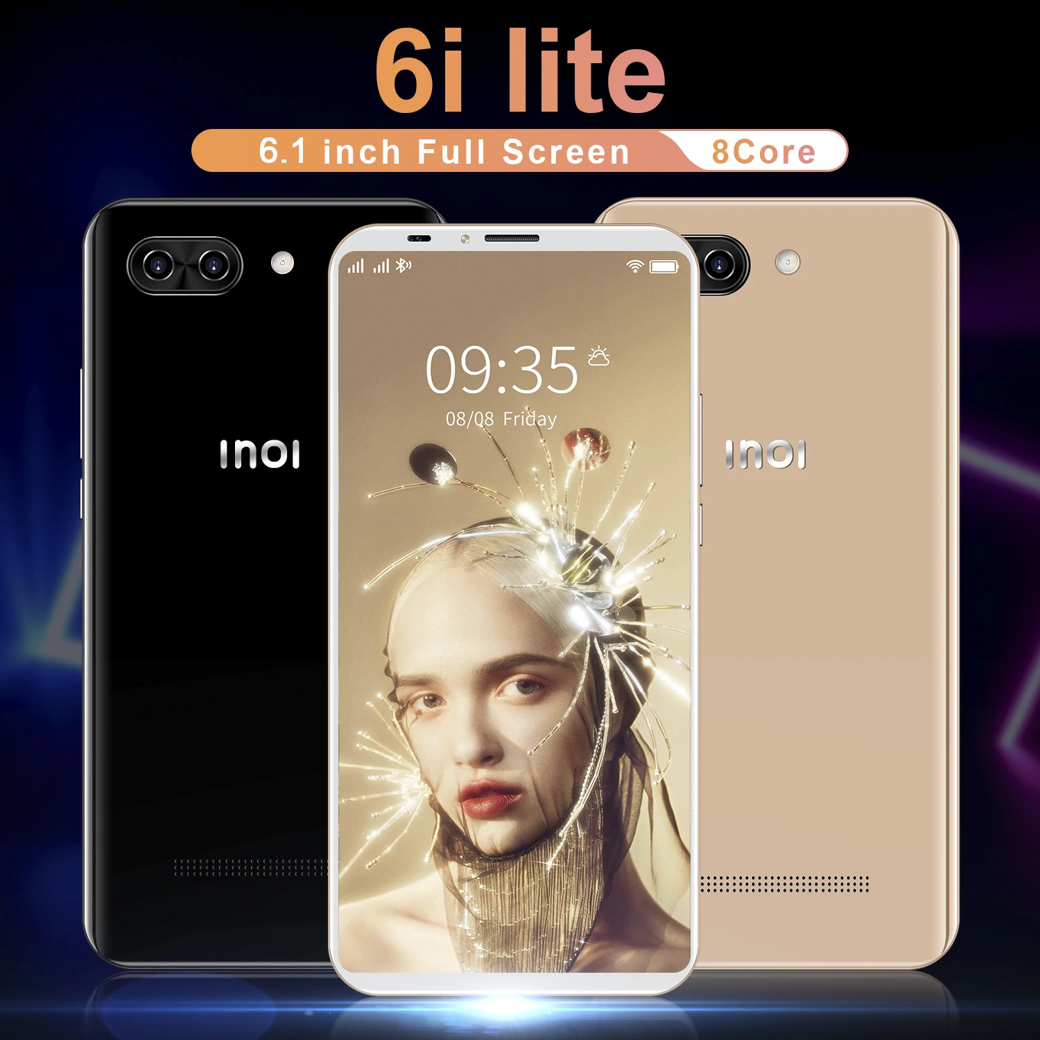 

Смартфон Inoi 6i Lite, 2021 дюйма, 12 + 6,1 ГБ, две SIM-карты
