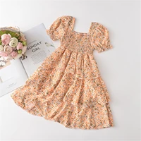 baby girls dress summer clothing casual floral party princess dress cotton kids clothes newborn dress 2 6y