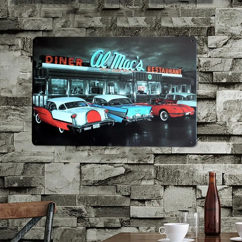 Ретро стиль металлическая вывеска оловянный постер Автомобильная настенная