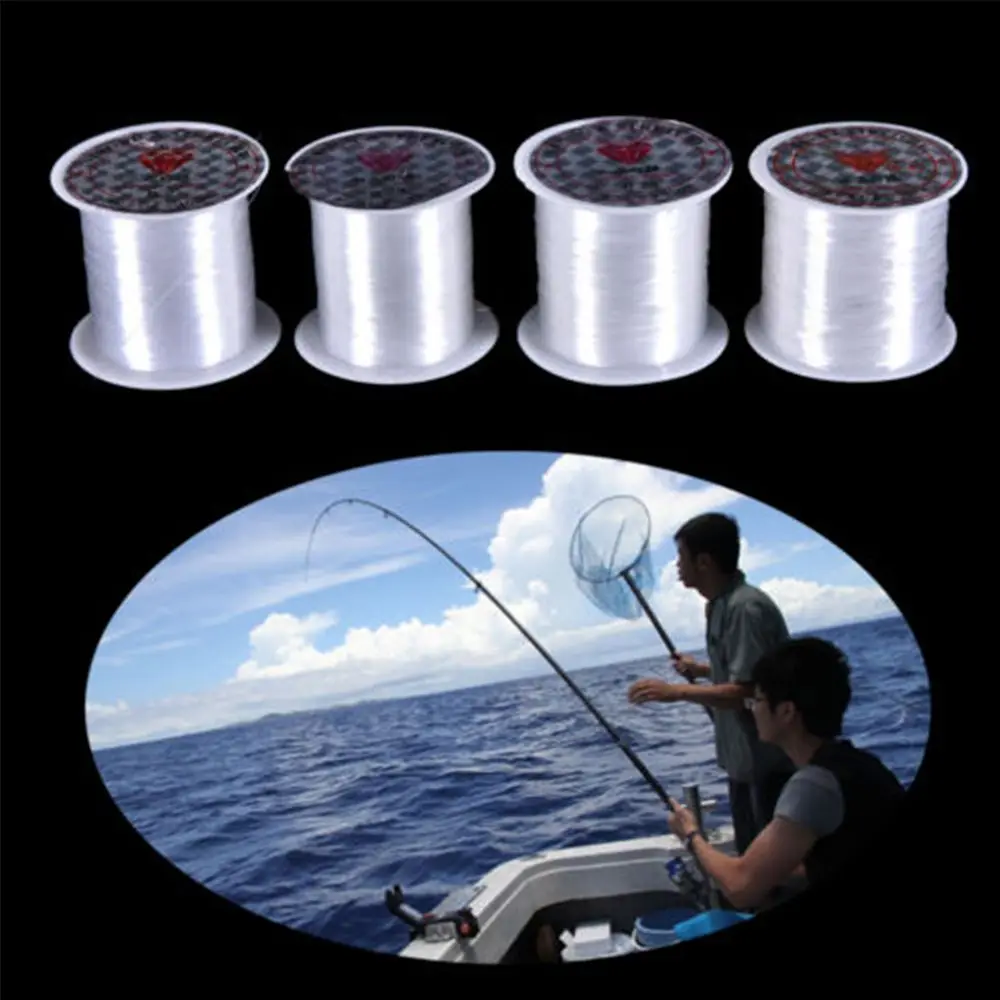 Extreme Strong 02mm-06mm crystal Fishing Lines Nylon Braided Thread Monofilament Fish Wire |