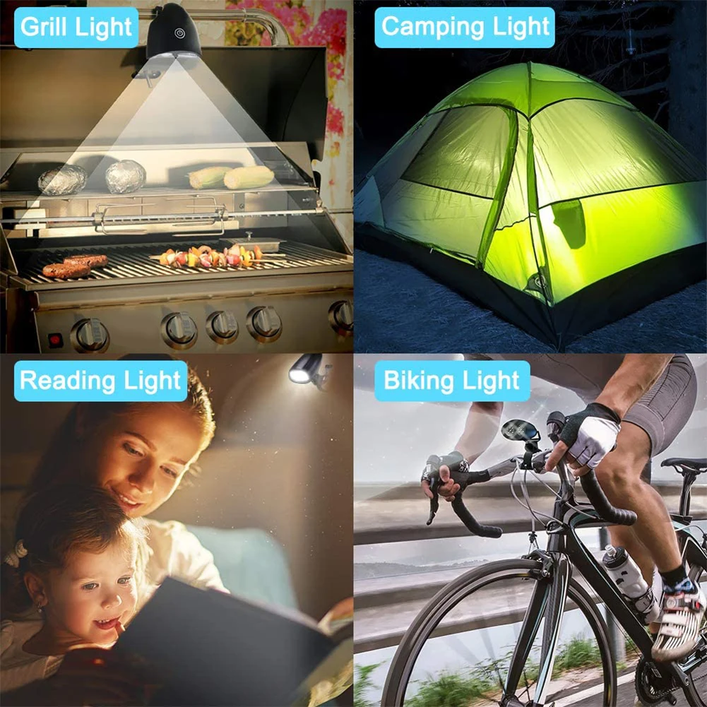 

LED Barbecue Grill Light Touch Switch Dimmable 200lm SMD2835 LED BBQ Light Resistant Waterproof Night Grilling Lamp BBQ Light