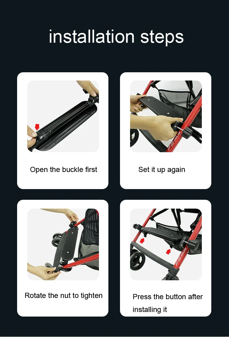 Совместимая подставка для ног Аксессуары для коляски Bugaboo Bee 5