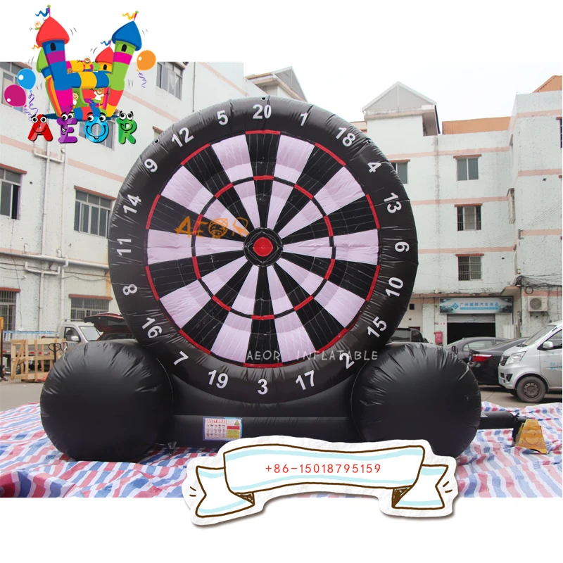 Гигантский надувной футбольный Дротика липкие футбольные воздушные мячи для