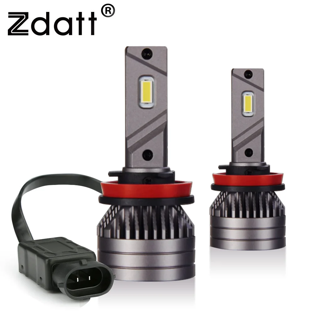 

Zdatt H7 Led H11 90W реальная мощность H4 светодиодные фары H1 Ice Lamp 9012 9005 9006 лампы 9004 9007 9008 16000LM 12V 24V автомобильные