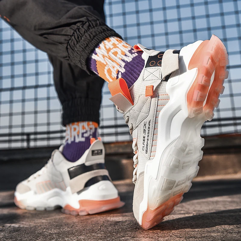 

Кроссовки мужские/женские сетчатые, массивные, дышащие, спортивная обувь для ходьбы и бега, модные уличные