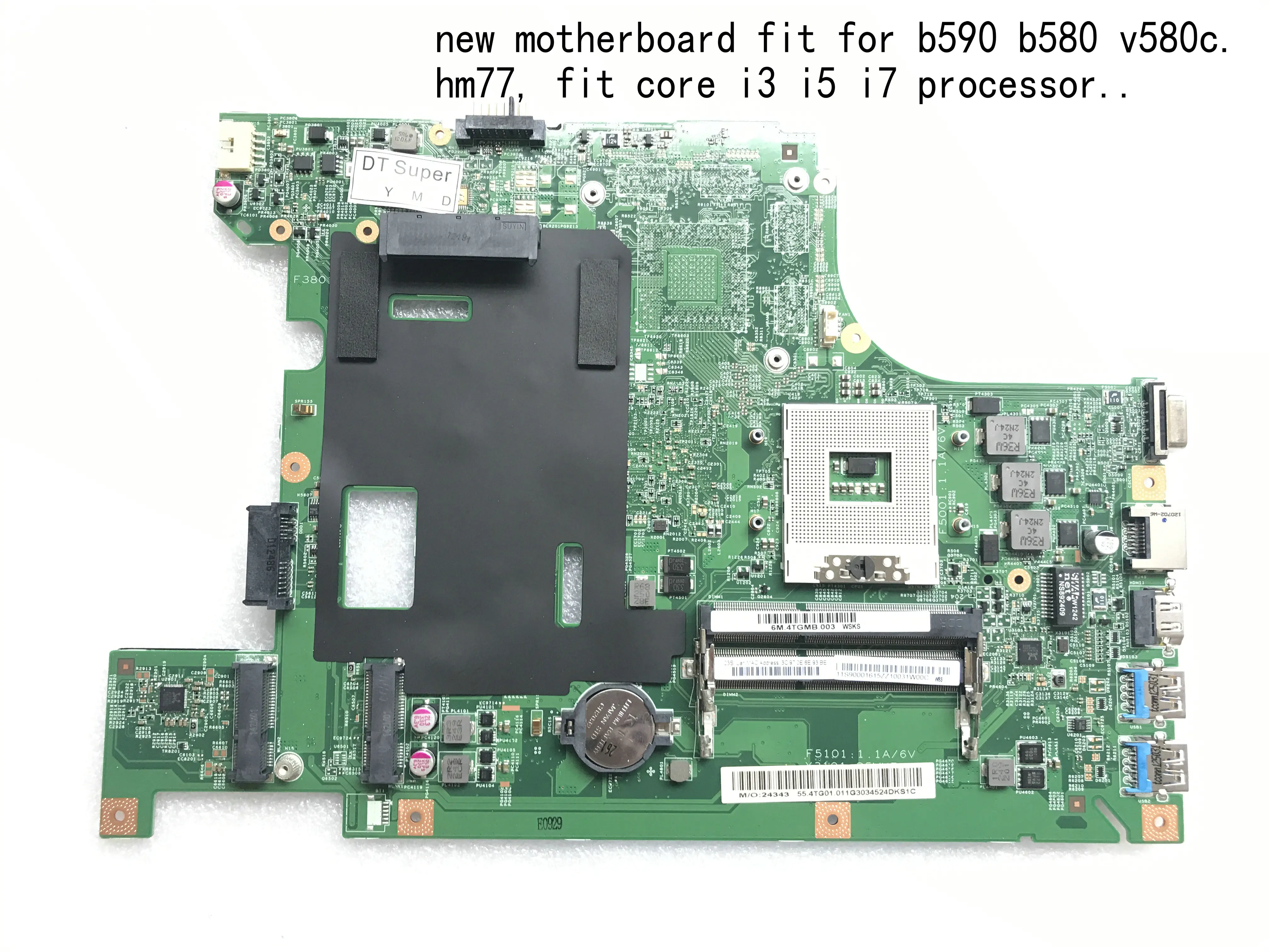 KEFU доступен, товар. LA58 MB 11273-1 48.4TE01.011, для LENOVO B590 B580 V580C Материнская плата ноутбука(Квалифицированный ОК