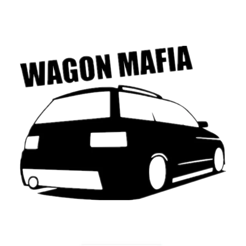 

Забавная Автомобильная наклейка Volkrays, универсал, мафия, автомобильная наклейка, водонепроницаемая Солнцезащитная креативная наклейка, дек...