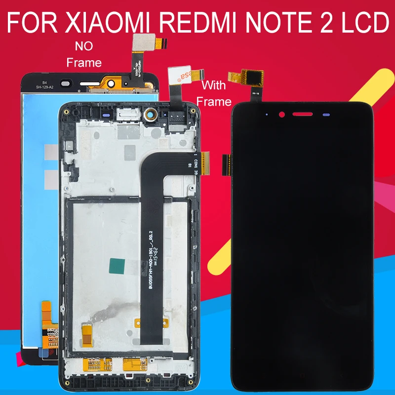 Dinamico Note 2 запасная часть дисплея для Xiaomi Redmi LCD сенсорная панель стекло экран