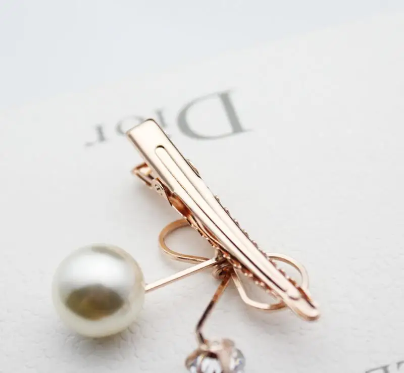 Женская заколка циркониевые заколки-вишенки бант мини-заколки для волос