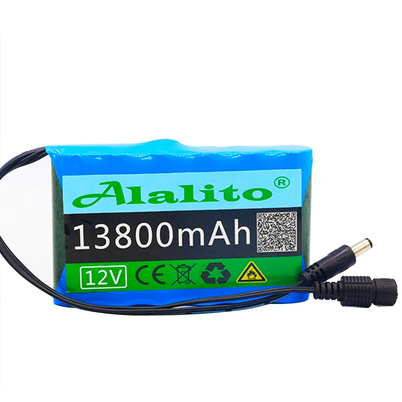 Оригинальный Портативный супер 12V 13800mah батарея Перезаряжаемые комплект