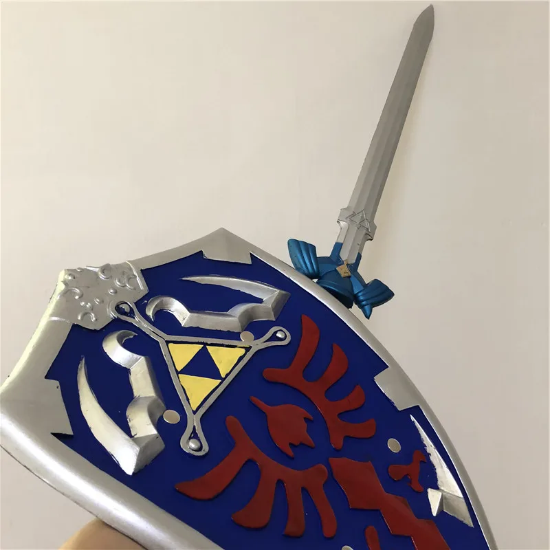 Набор из защитного меча и щита для игры аниме в масштабе 1:1 безопасное оружие