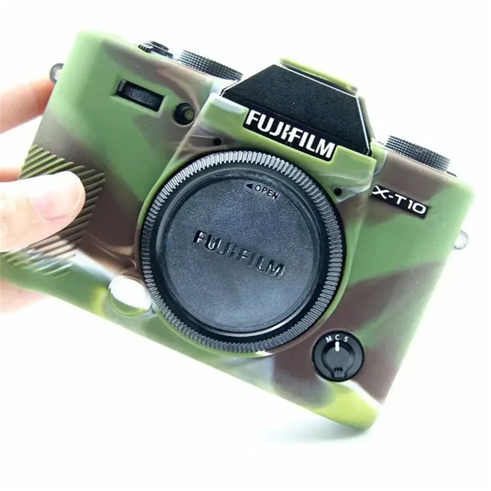 Мягкий силиконовый резиновый чехол для камеры Fujifilm Fuji XT10 X T10 XT20|Сумки