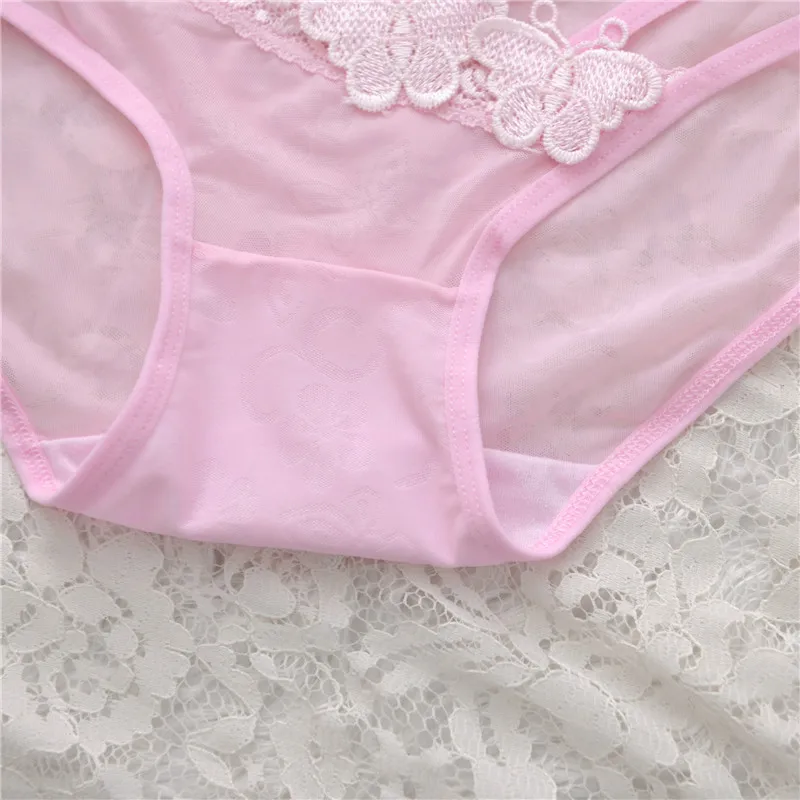 

Hot sale briefs women lace 5pcs/lot low waist sexy panties woman's and ladies Ultra-thin underwear briefs