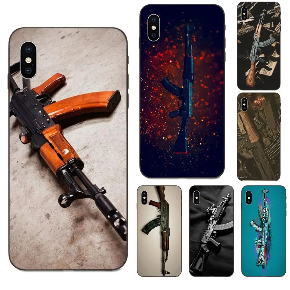 Мягкие чехлы для защиты Париж Ak47 Ak 47 M16 Galaxy A10S A20S A2 Core A30S A40S A50S A70S A90 5G M10 M30S M40