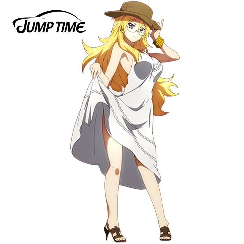 Привлекательные автомобильные стикеры JumpTime 13 см x 5 1 декоративные аниме наклейки