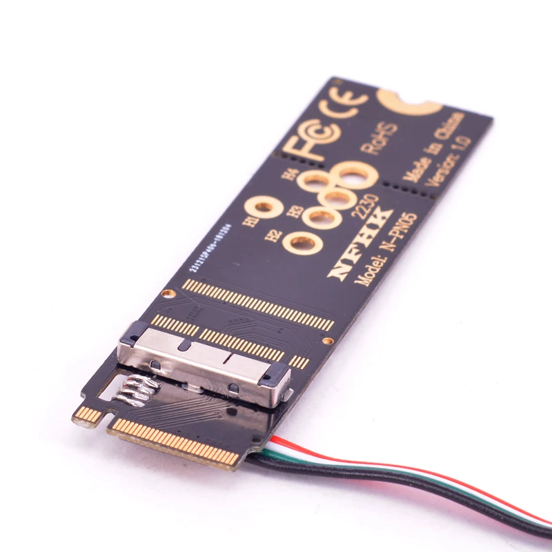 адаптер m key pci e nvme m2 m 2 для macbook bcm943602cs bcm94360cs2 bcm943224pciebt2 bcm94331cd wi