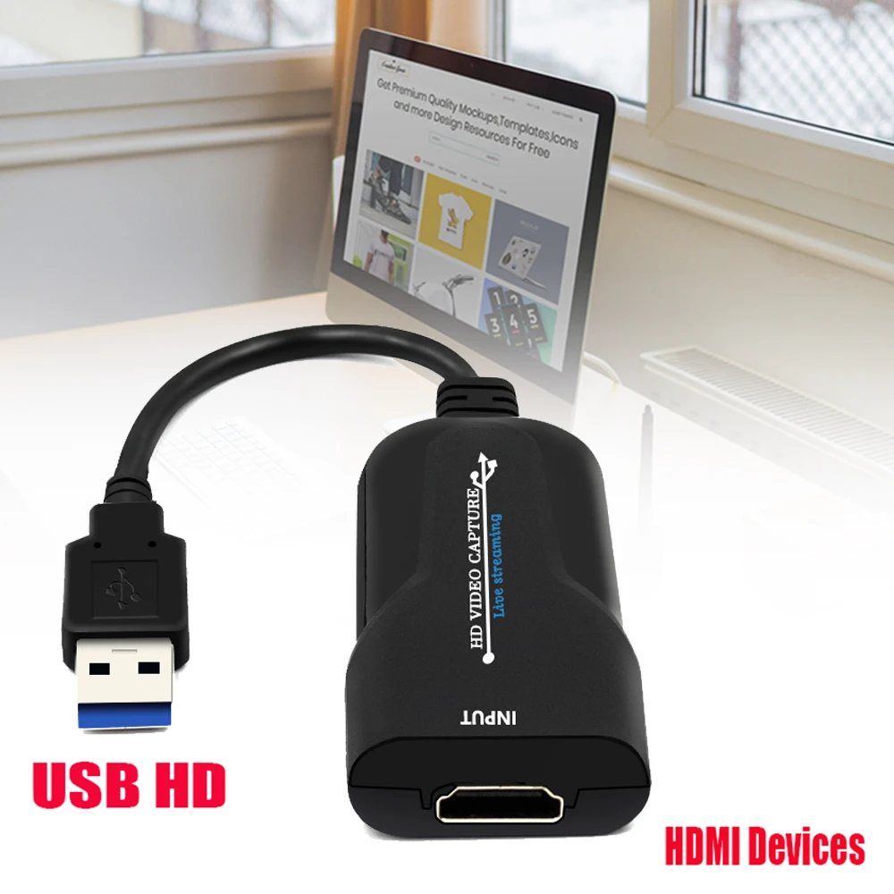 Портативный USB 2 0 HDMI игровая карта захвата 1080P Карта видеозахвата надежную