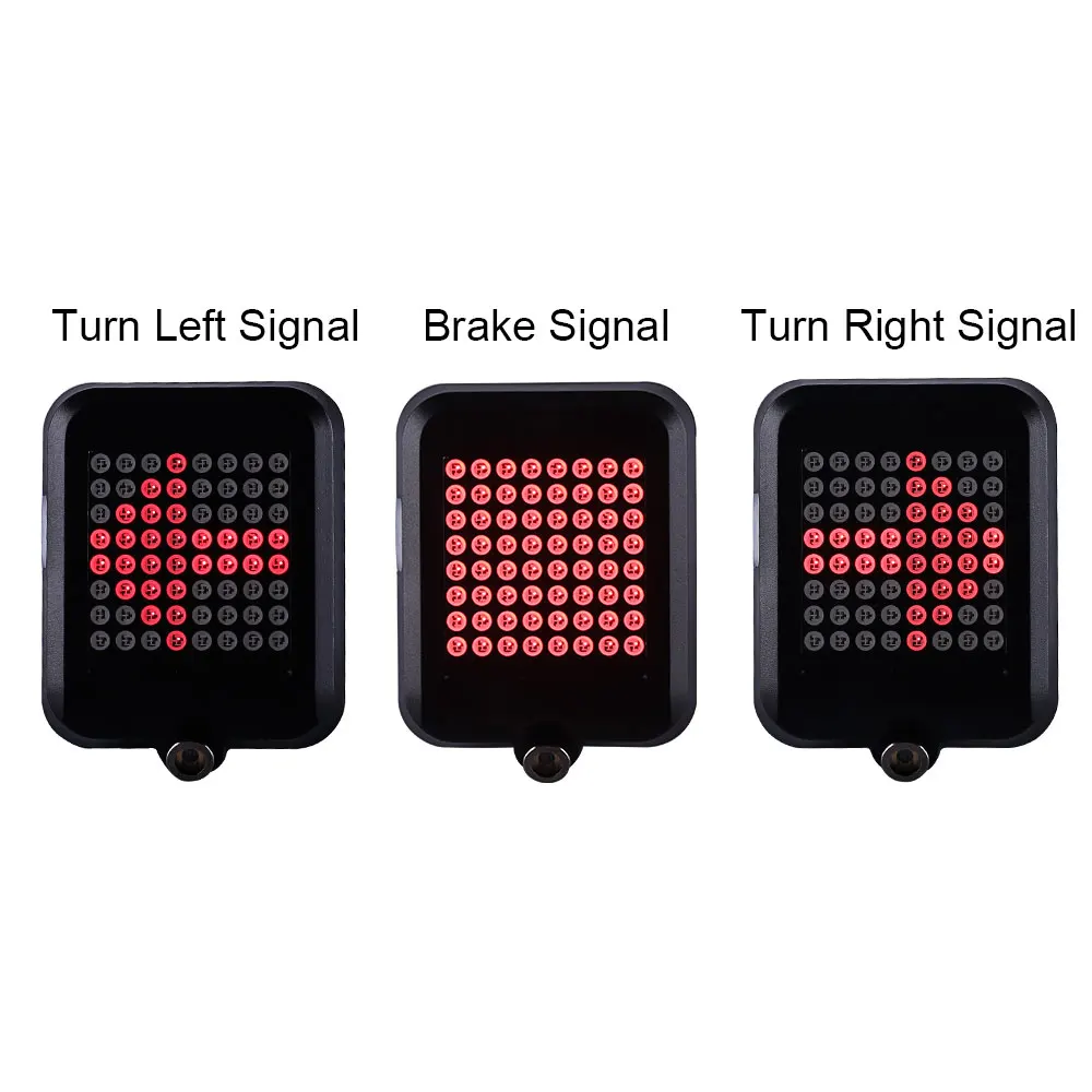 Bicycle Rear Taillight Automatic Direction Indicator USB Rechargeable Cycling MTB Outdoor Bike Safety Warning Turn Signals Light | Лампы и