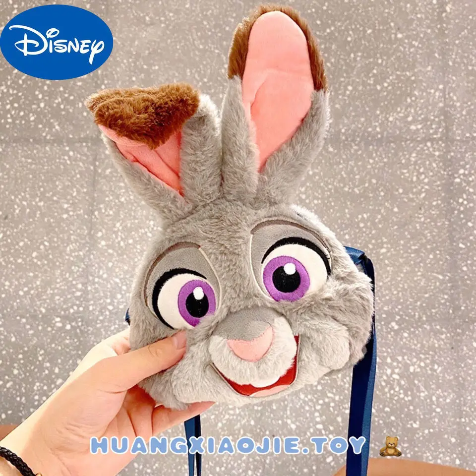 

Disney Hot Selling Same Style Crazy Animal City Judy Rabbit Fox Nick Plush Doll One-shoulder Messenger Bag Female Purses