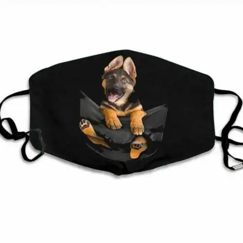 

Mask Cute Dog Pocket face mask Cloth Face Mask Printed In China