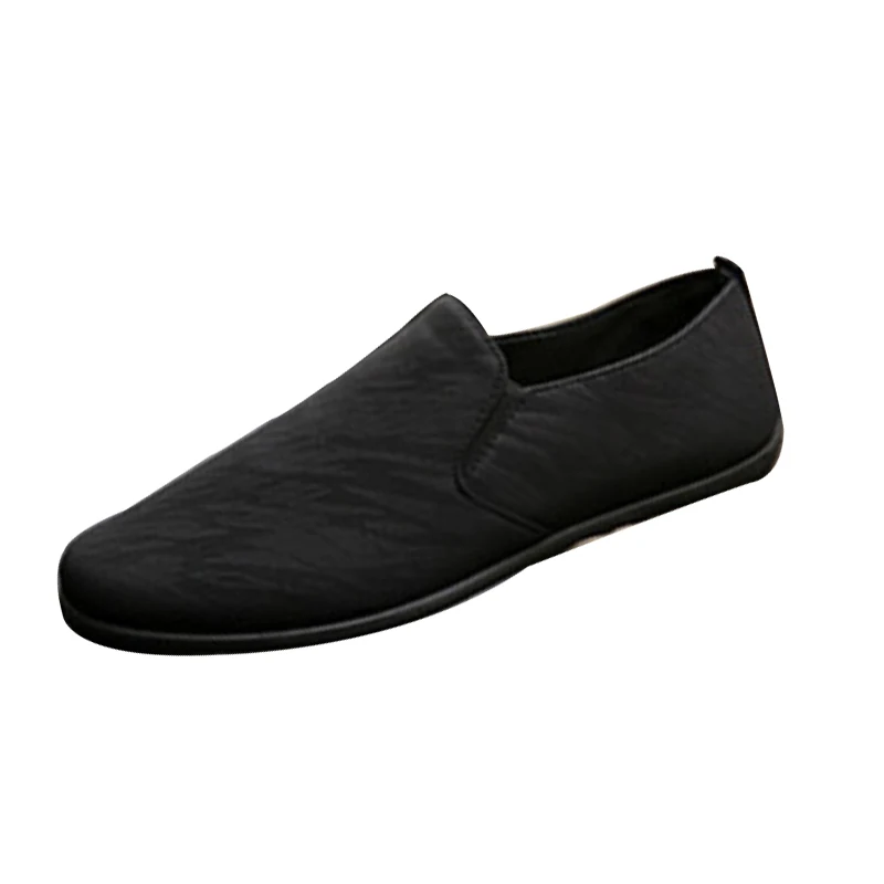 

2021 Autumn New Men's Casual Shoes Fashion Trend Doudou Shoes Men's One Foot Lazy Sneakers Driver's Driving Men's Ankle Boots