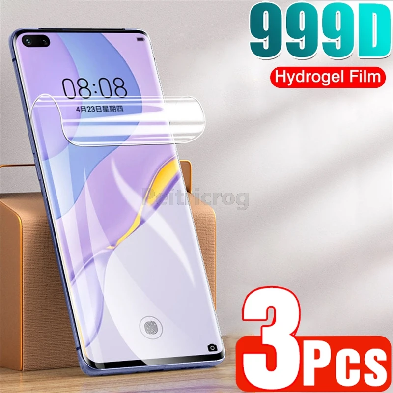 Гидрогелевая пленка для экрана Huawei P40 P30 Pro P20 Lite P10 полное покрытие Mate 40 30 20 10 P Smart z