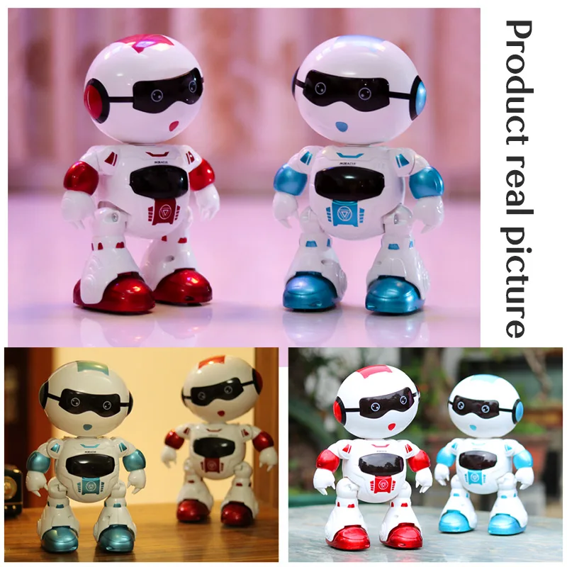 

Intelligent Remote Control Robot Head Touch Sensing Function Dancing Singing Action LED light Eyes RC Toy Boys Birthday Gifts