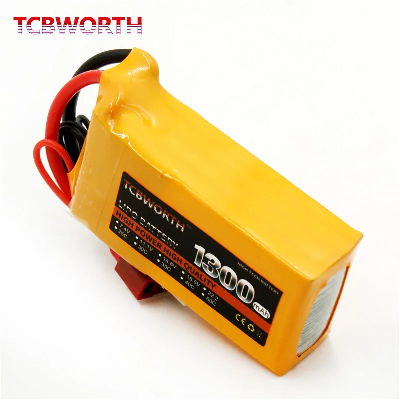 2 шт./упак. дрона с дистанционным управлением LiPo Батарея 3S 11 1 V 1300 мА/ч 35C 60C для