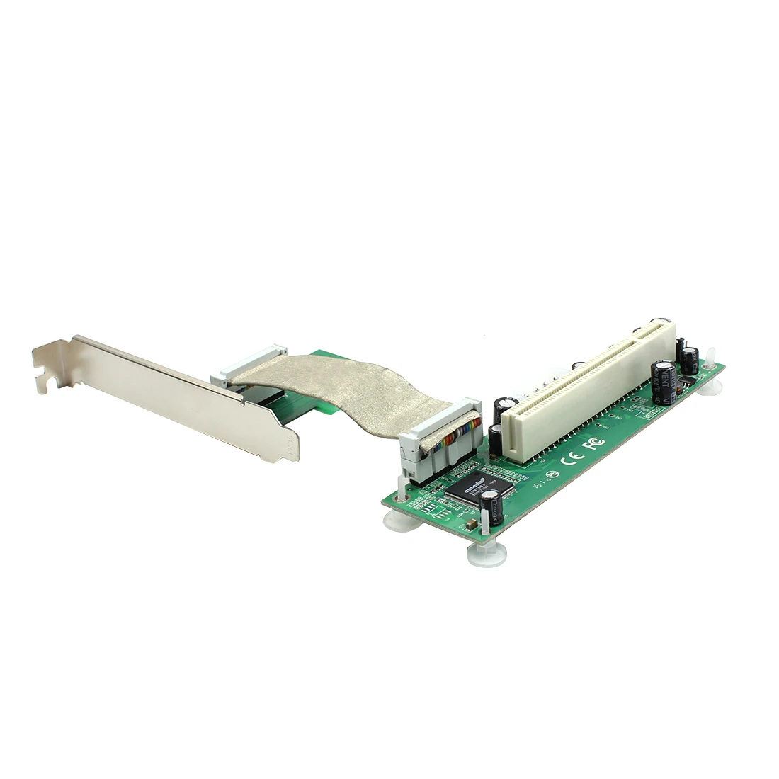 

XT-XINTE PCI-E PCI Express на PCI однослотовый адаптер Mini PCIE 1x на 16x ленточный Райзер модуль адаптера для ПК