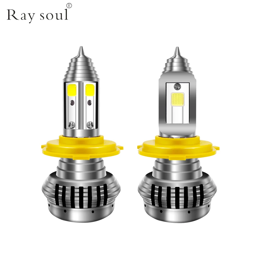 Светодиодная фара для мотоцикла Ray soul H4 BA20D HS1 фасветильник 45 Вт супербелая 7000K