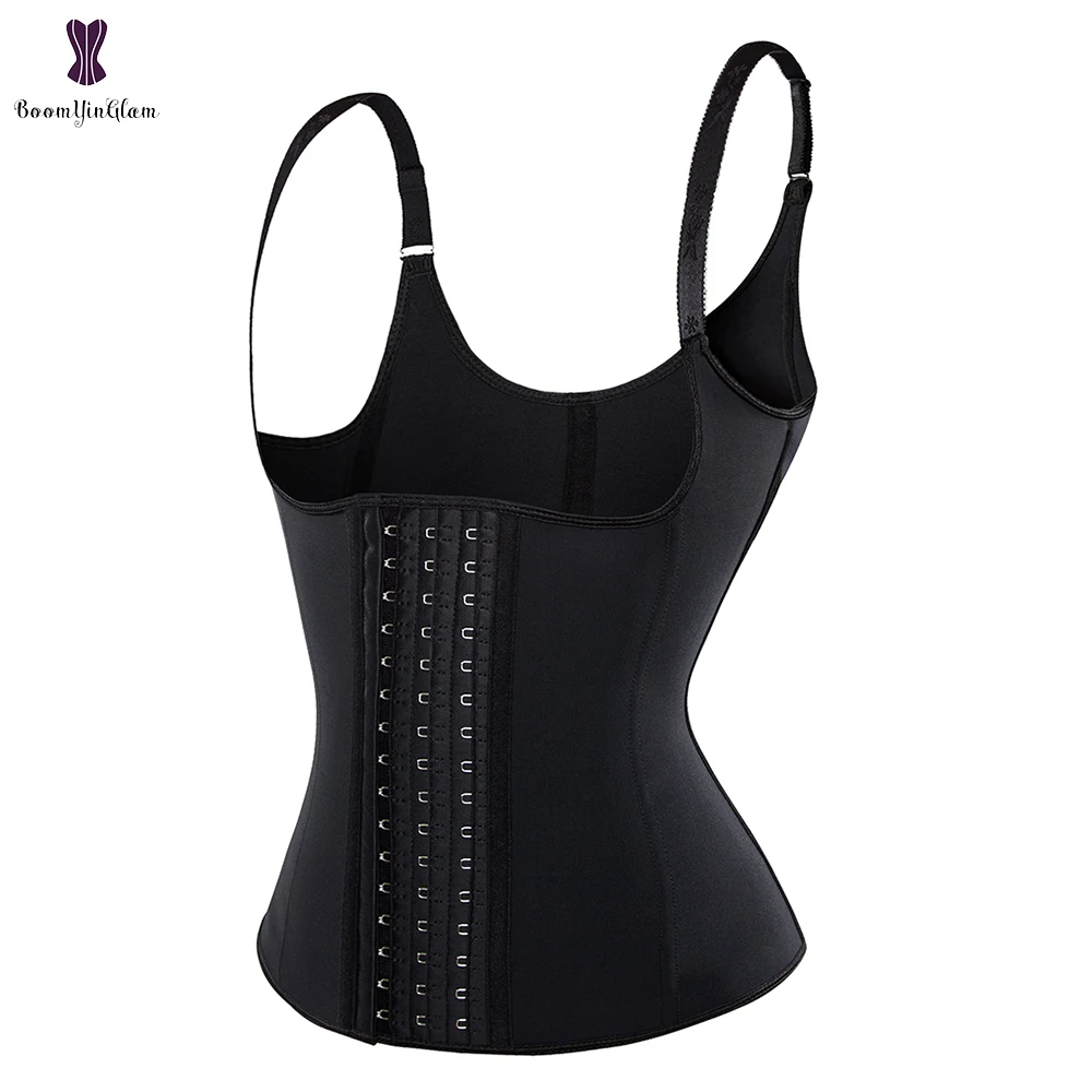 Corset 9 Steel Bones Latex Vest Waist Trainer Orthopedic Korset Slimming Belt Modeling Strap Shapers
