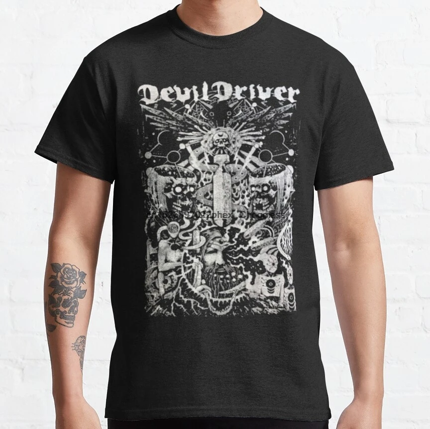 Мужские футболки женская и мужская футболка Devildriver | Мужская одежда