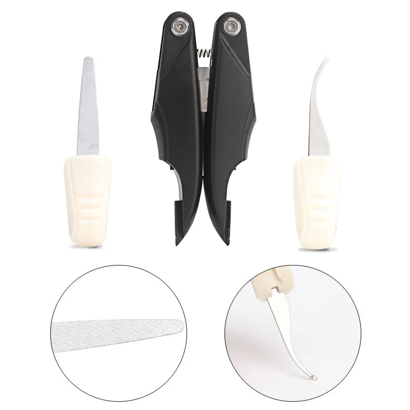 

Stainless Steel Nail Groove Correction Nippers Special Nail Clippers Toe Nail Plastic Folding Tongs STTX889