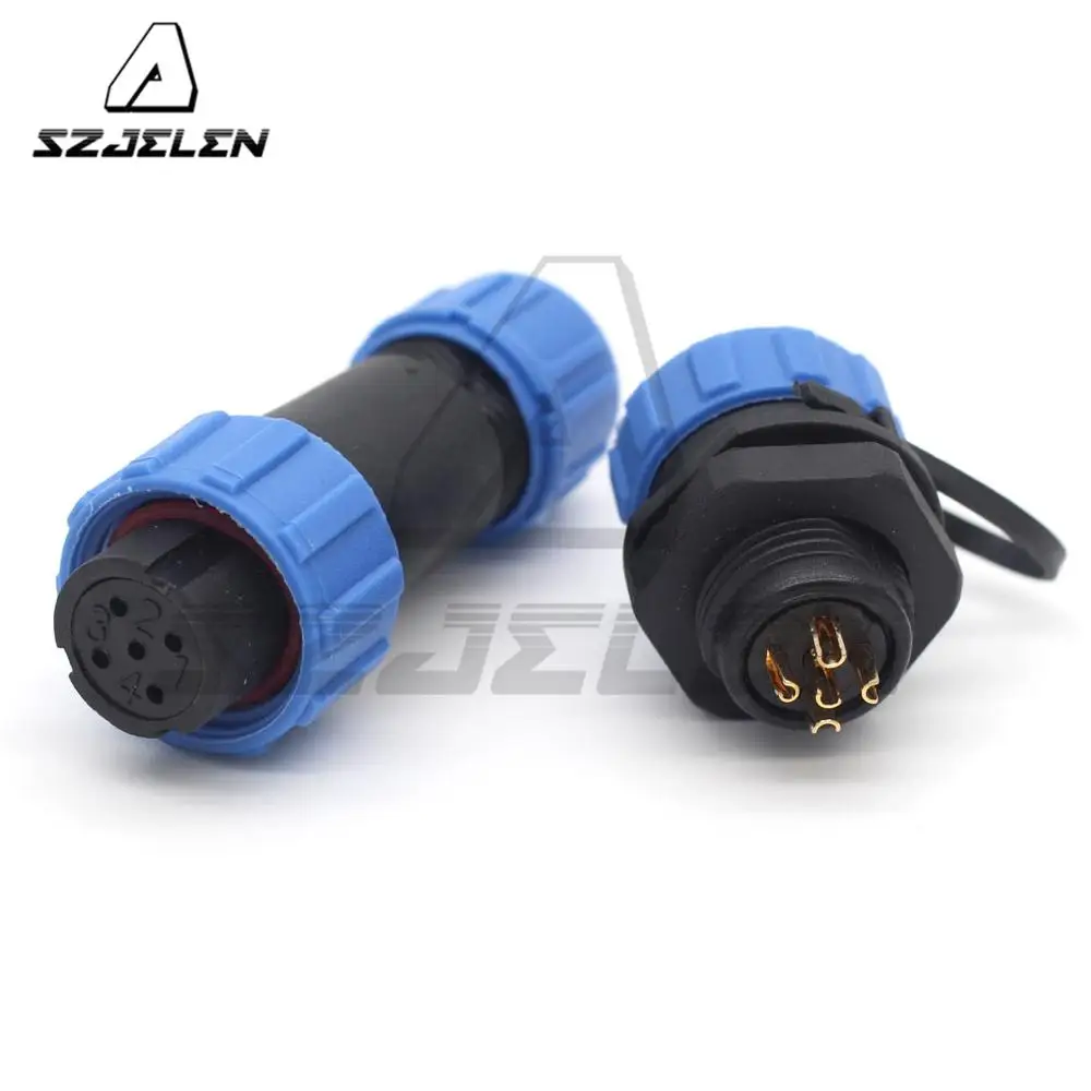 5 контактный водонепроницаемый разъем SP13 IP68 круглые разъемы для розеток