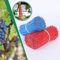 1000pcs oblate gardening cable ties reusable iron wire twist tie for flower plant climbing vines