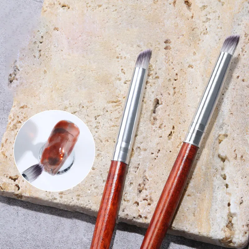 

16cm Nail Art Brush Nail Gradient Drawing Pen Paint Brush UV Gel Oblique Mouth Brush Gradual Painting Nail Art Design Tools