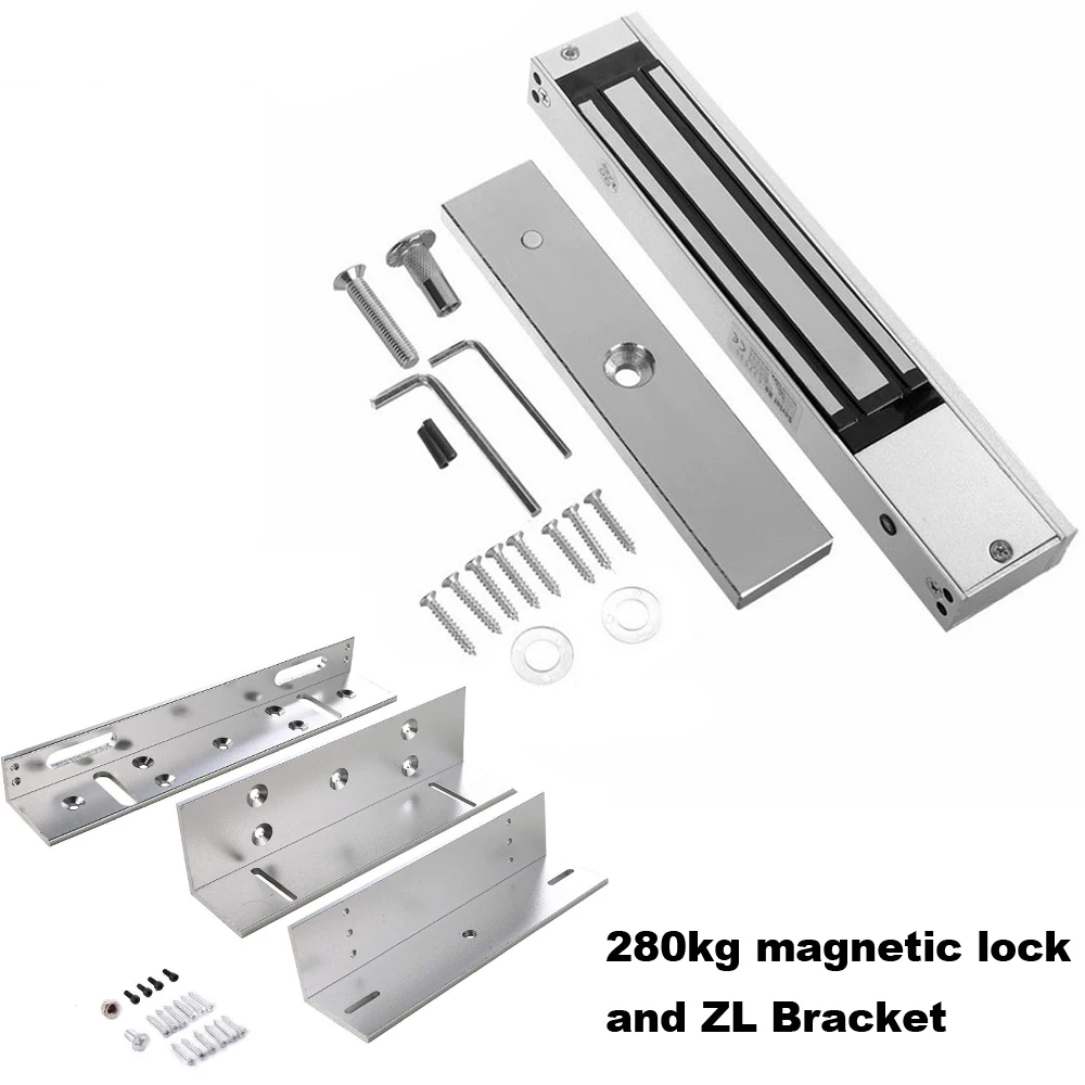 

Электромагнитный замок JS-280KG 280кг 600фунтов 12В