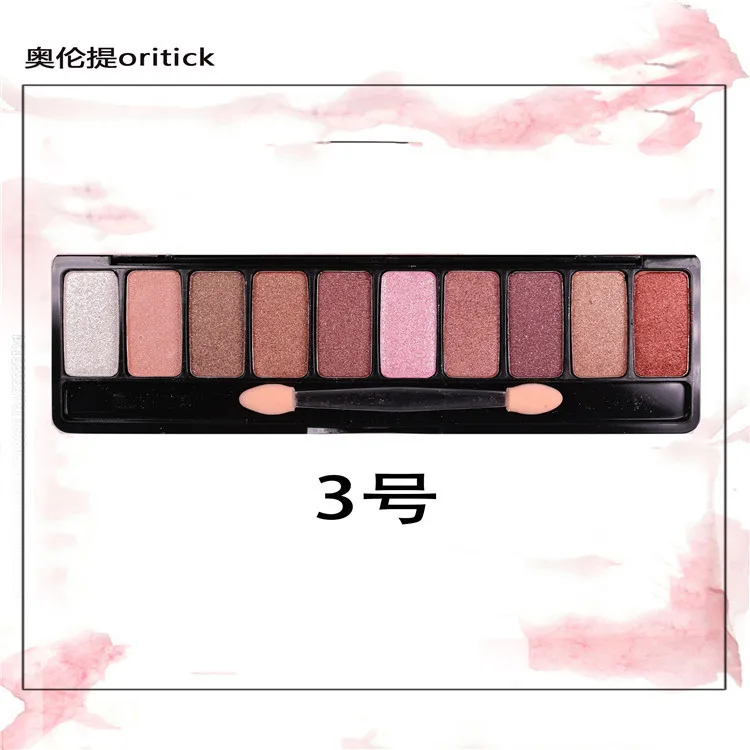 Новинка 10 цветов мерцающие матовые тени для век палитра макияжа