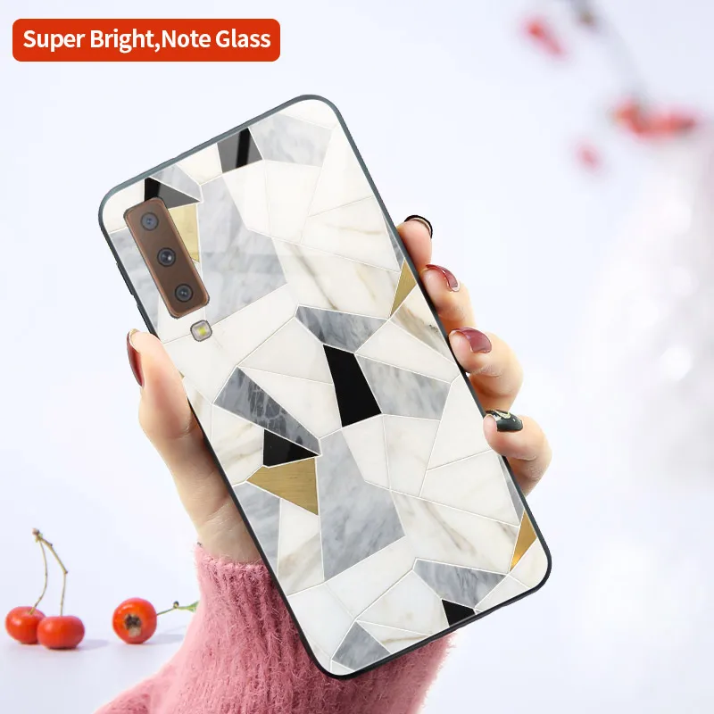 Жесткая защитная задняя крышка чехол для samsung A50S A30S A50 A30 A20 A10 A40 A70 A10S Капа СПС A6 A8 A7