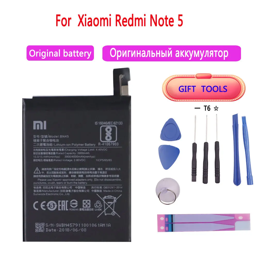 BN45 Аккумулятор для телефона BM47 для Xiaomi Redmi 3 3S 3X4X3 pro Note 3 5 5A Pro mi 5X BM22 BN43 BN45 замена батареи - Цвет: BN45