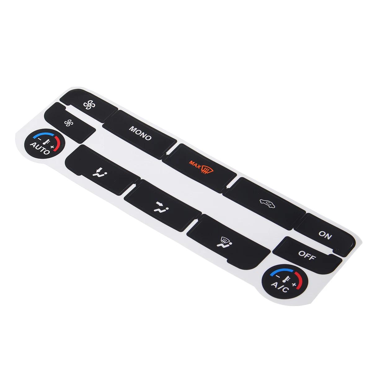 Черный/серебристый автомобильный Кондиционер AC Кнопка климат контроля Ремонт