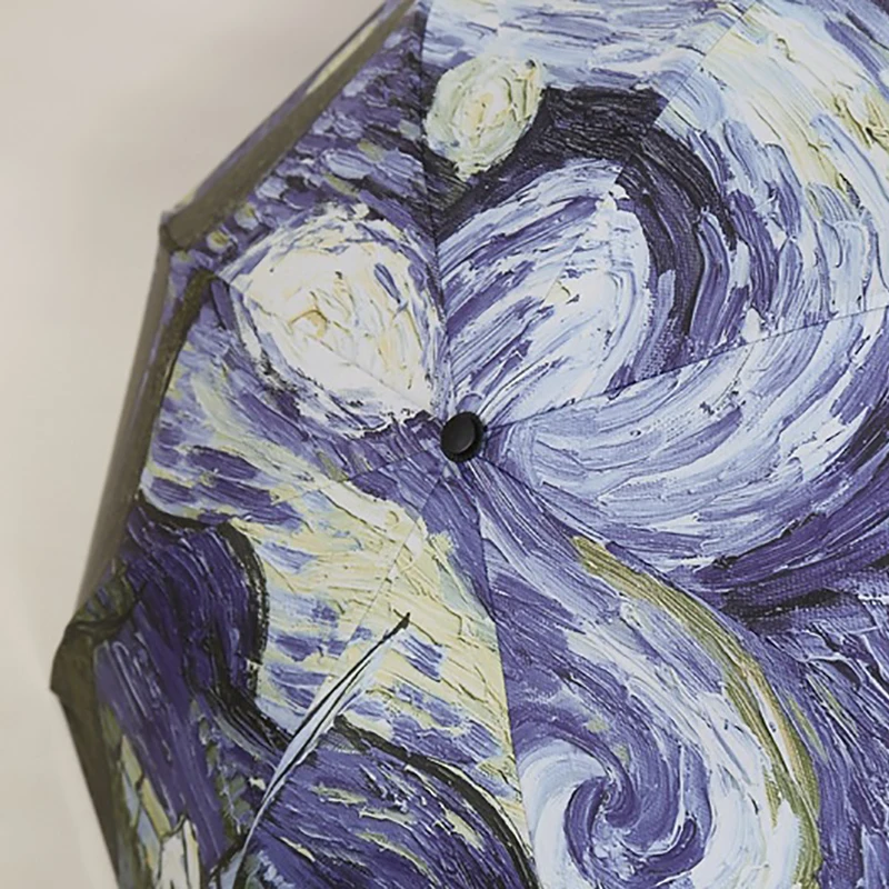 Складной зонт Звездное небо для ветронепроницаемого непромокаемого небольшого