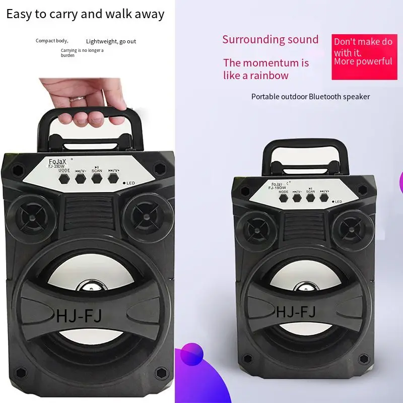 Беспроводная Bluetooth-колонка портативная квадратная танцевальная карта вещания