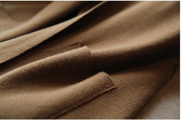 

2020 Autumn Winter Fashion Women'S Cardigan Sweater Knitted Vest Jacket With Long Vest B187