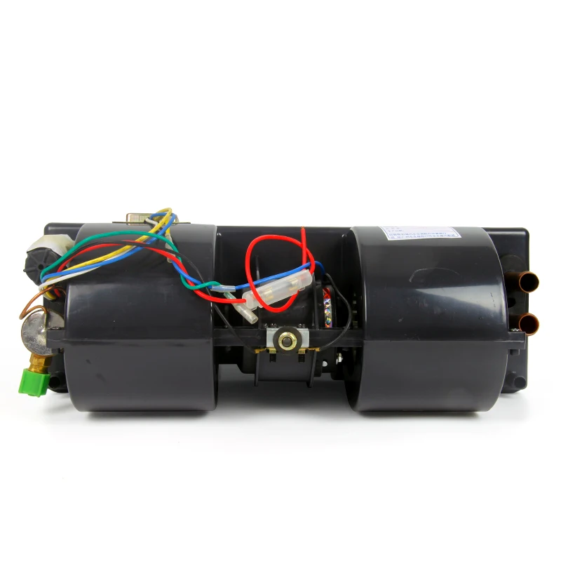 

Universal A/C Add-On Under Dash Evaporator Assembly Unit Air Conditioner Heater 24V 12V Mini Bus Truck Van Street Red Rod