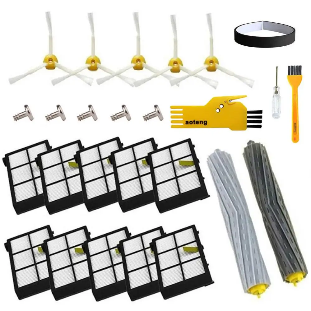 3 набора без запутывания для iRobot Roomba 800 Series 870 880 980 замена пылесоса|brush for irobot roomba|brush
